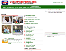 Tablet Screenshot of oceanpinesforum.com